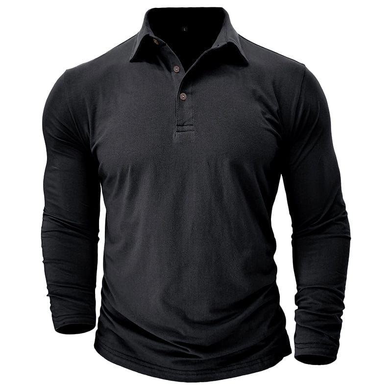 Travis Owen | Stylish Premium Long-Sleeve Polo