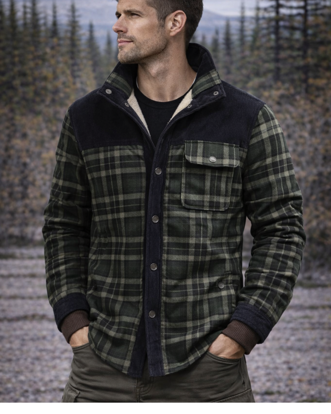 Hunter | Rugged Plaid Utility Jacket