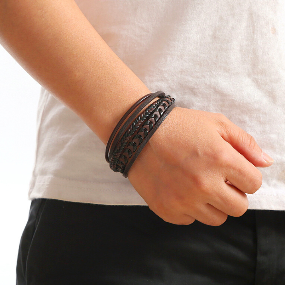 Miles | Braided Multi-Layer Wrist Bracelet