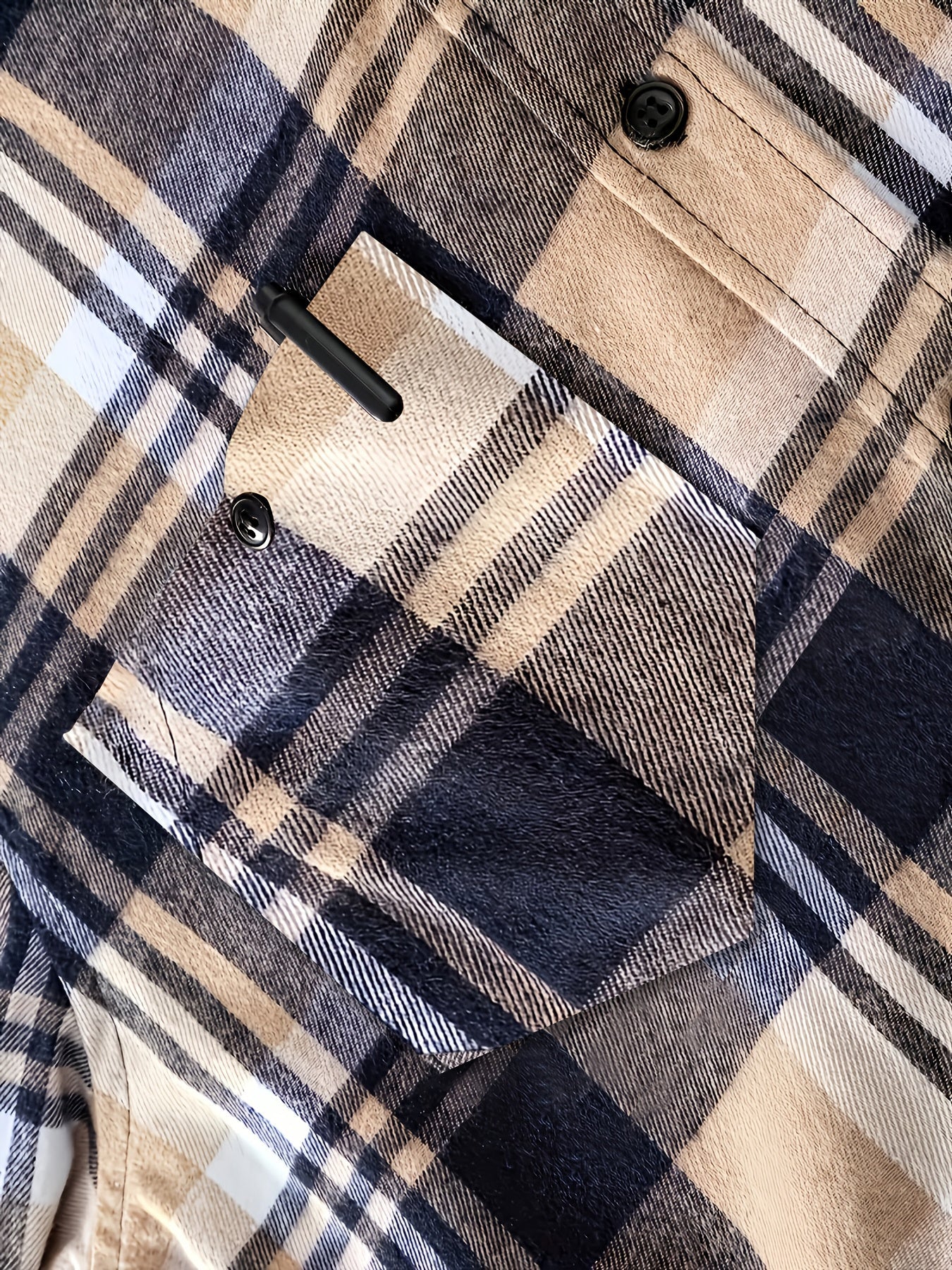 Ellis | Soft Plaid Hooded Shirt Jacket
