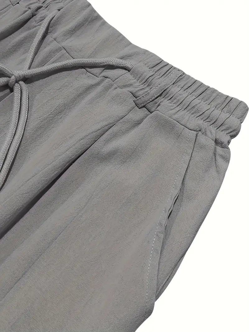 Evan | Easy Drawstring Tapered Fit Pants