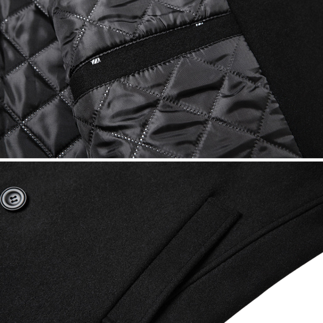 Damon | Refined Double-Breasted Structured Coat