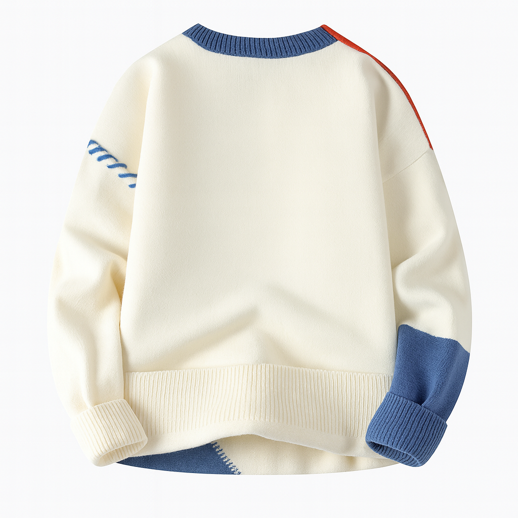 Felix | Modern Patch Knit Sweater