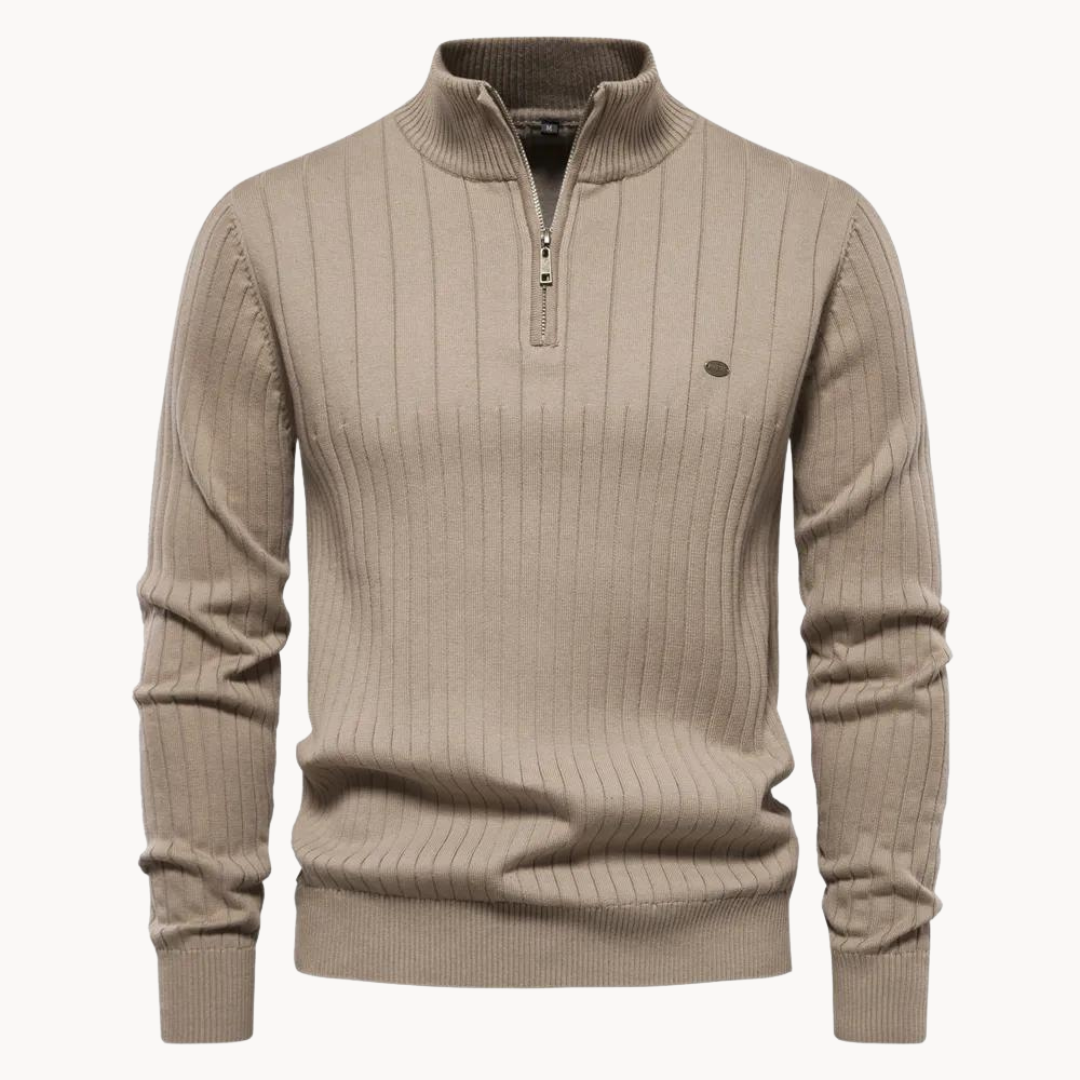 Ryan | Elevated Quarter-Zip Knit Sweater
