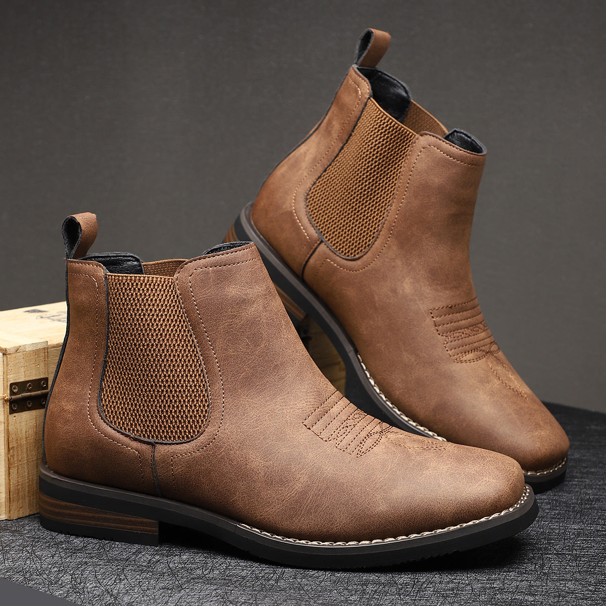 Grant | Sleek Pull-On Chelsea Boots