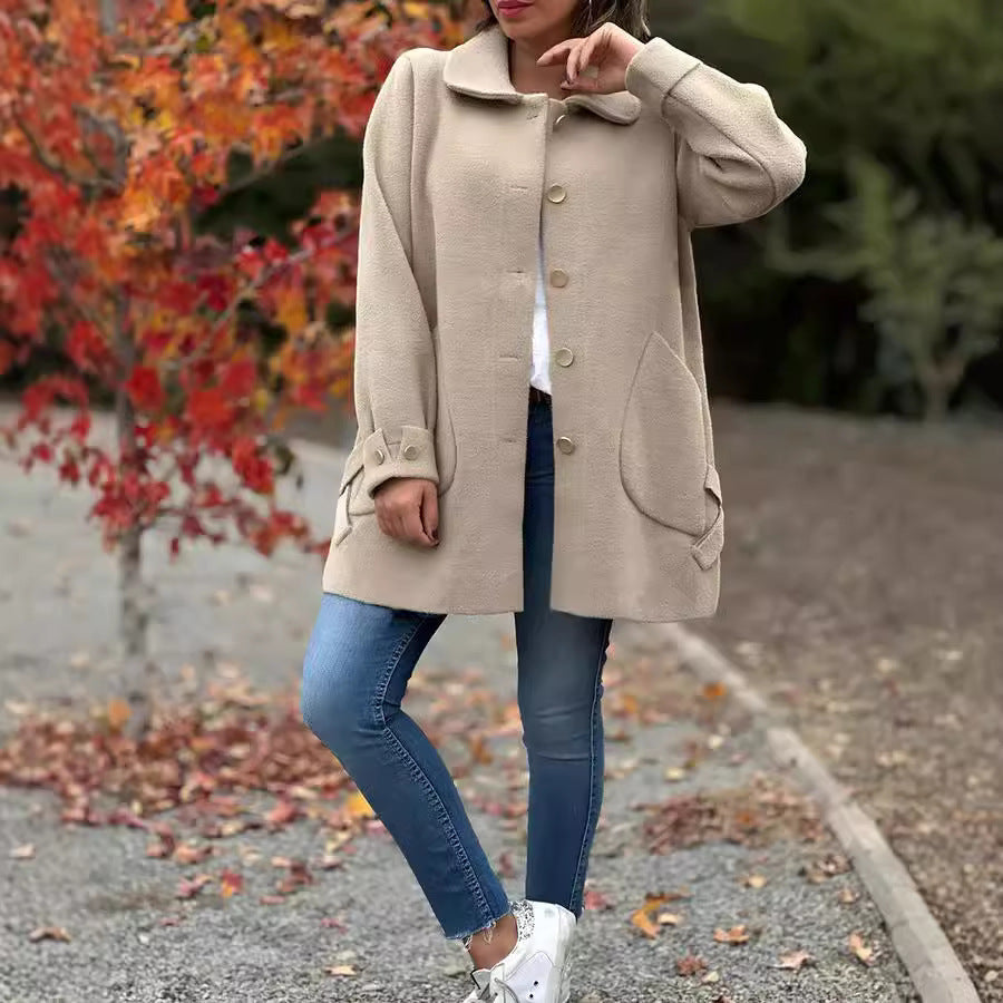 Moana | Oversized Elegant Button Coat