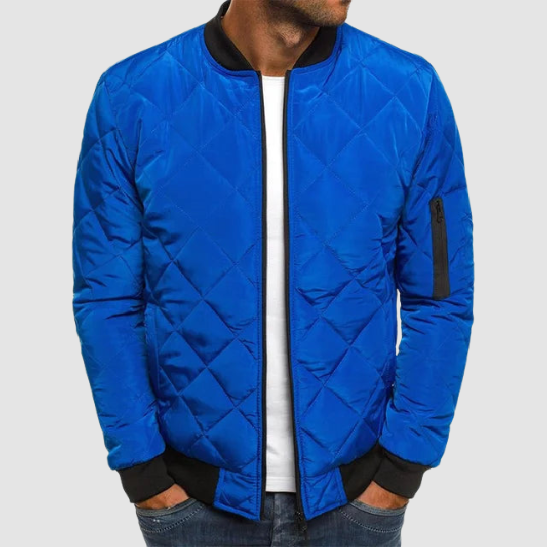 Dennis | Lightweight Quilted Bomber Jacket