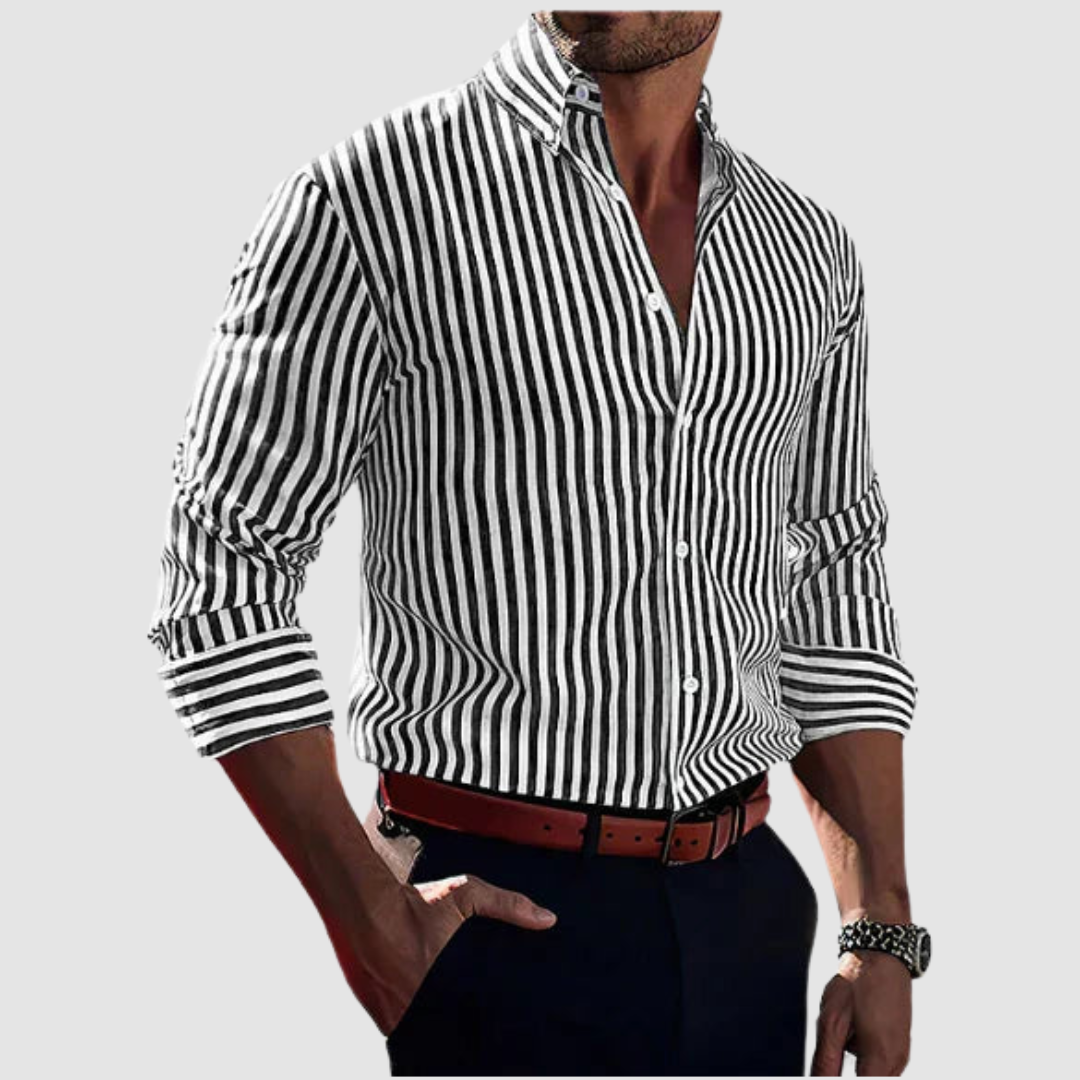 Nate | Elegant Striped Shirt