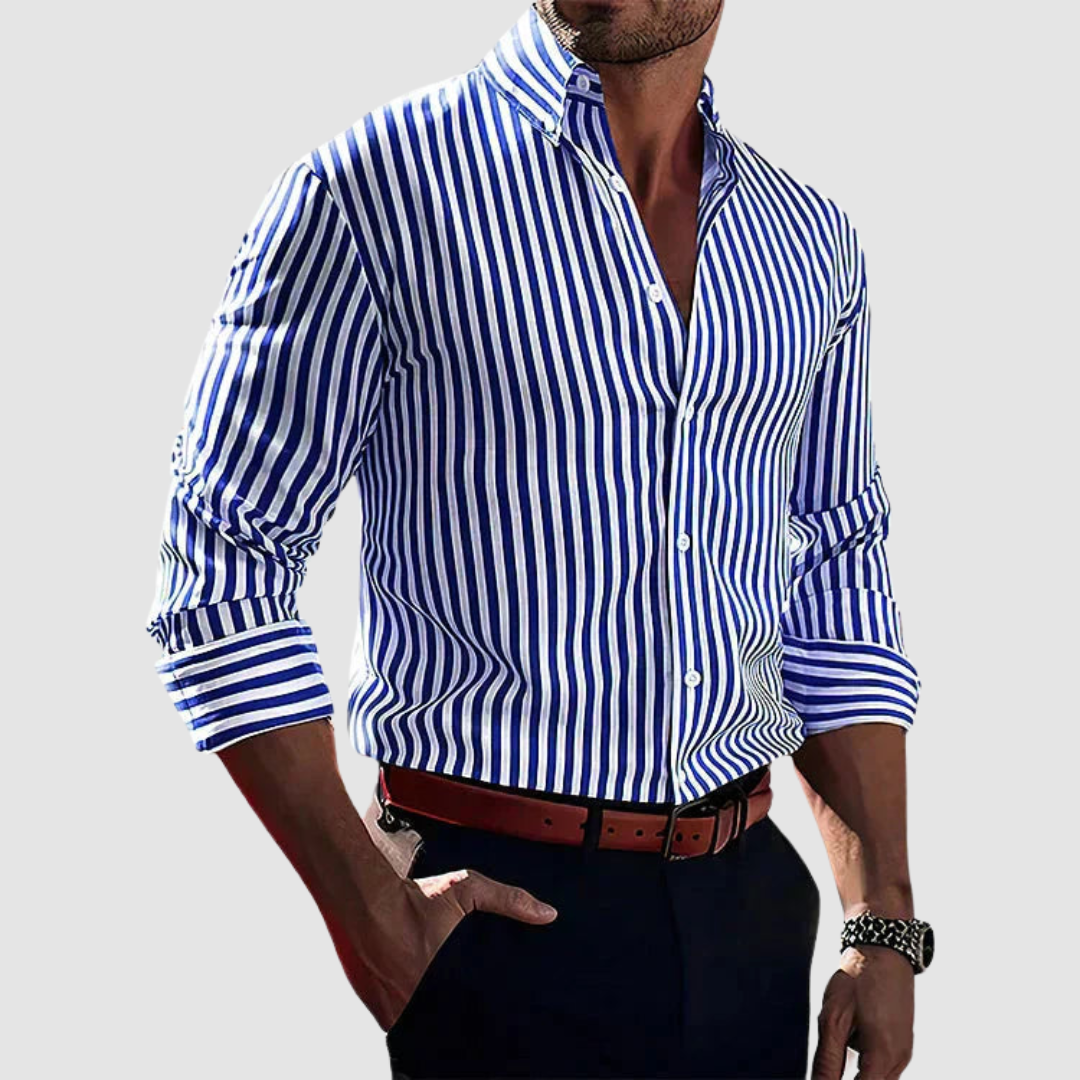 Nate | Elegant Striped Shirt