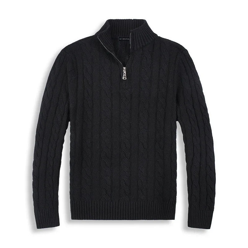 Brandon | Premium Classic Quarter-Zip Sweater