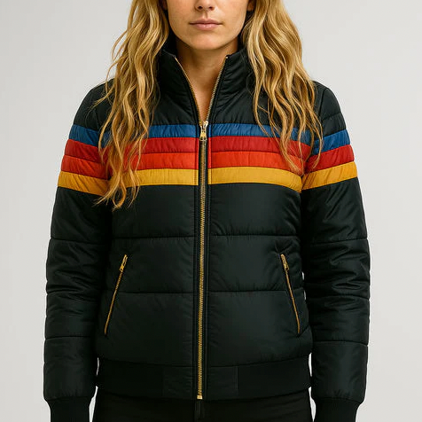 Noelle | Vibrant Colorblock Puffer Jacket