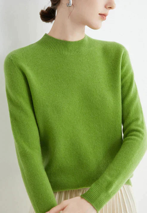 Aurelia | Soft-Touch High-Neck Classic Style Sweater
