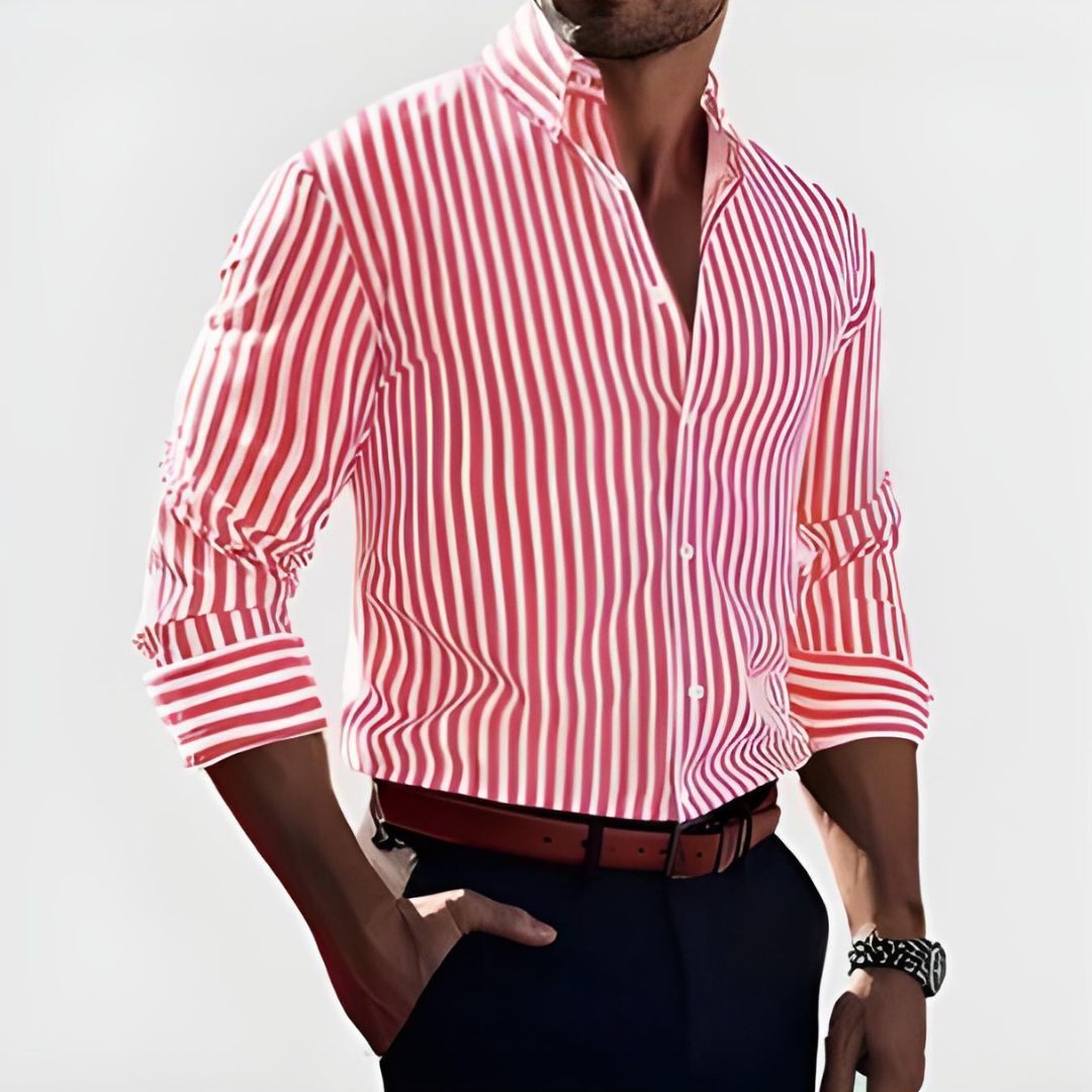 Ronan | Classic Striped Button-Up
