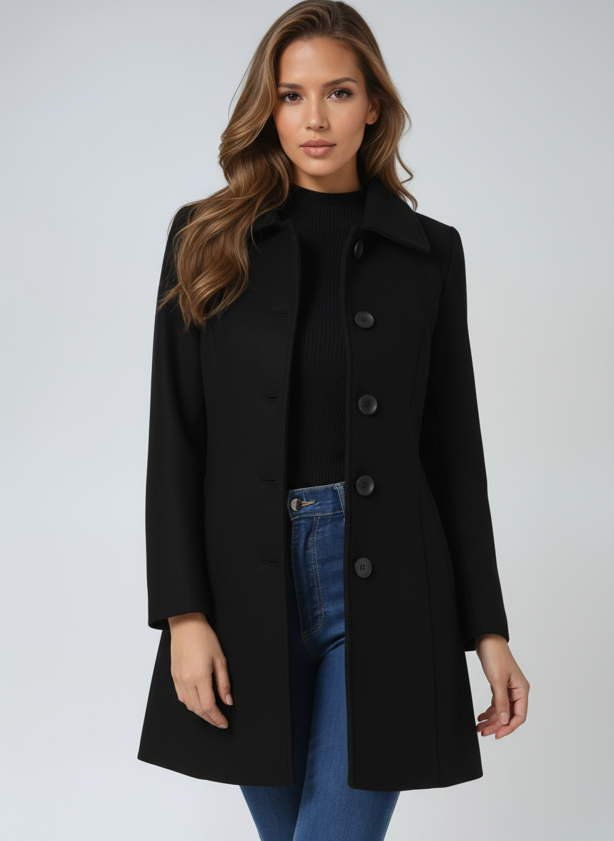 Katherine | Elegant Single-Breasted Coat