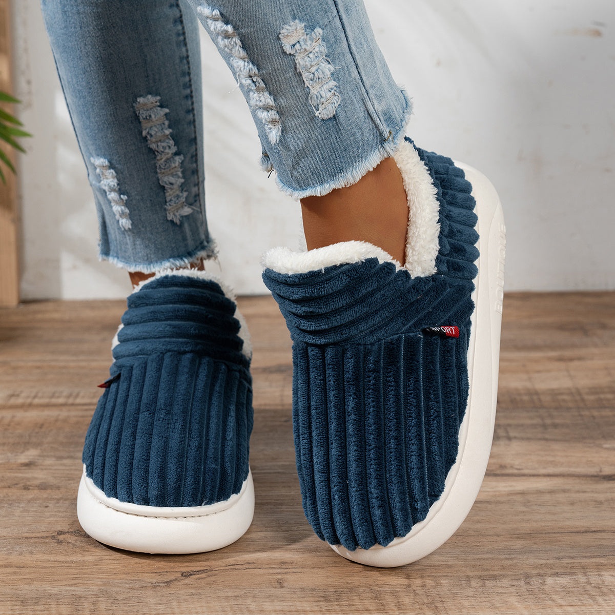 Avery | Soft Plush Indoor Slippers