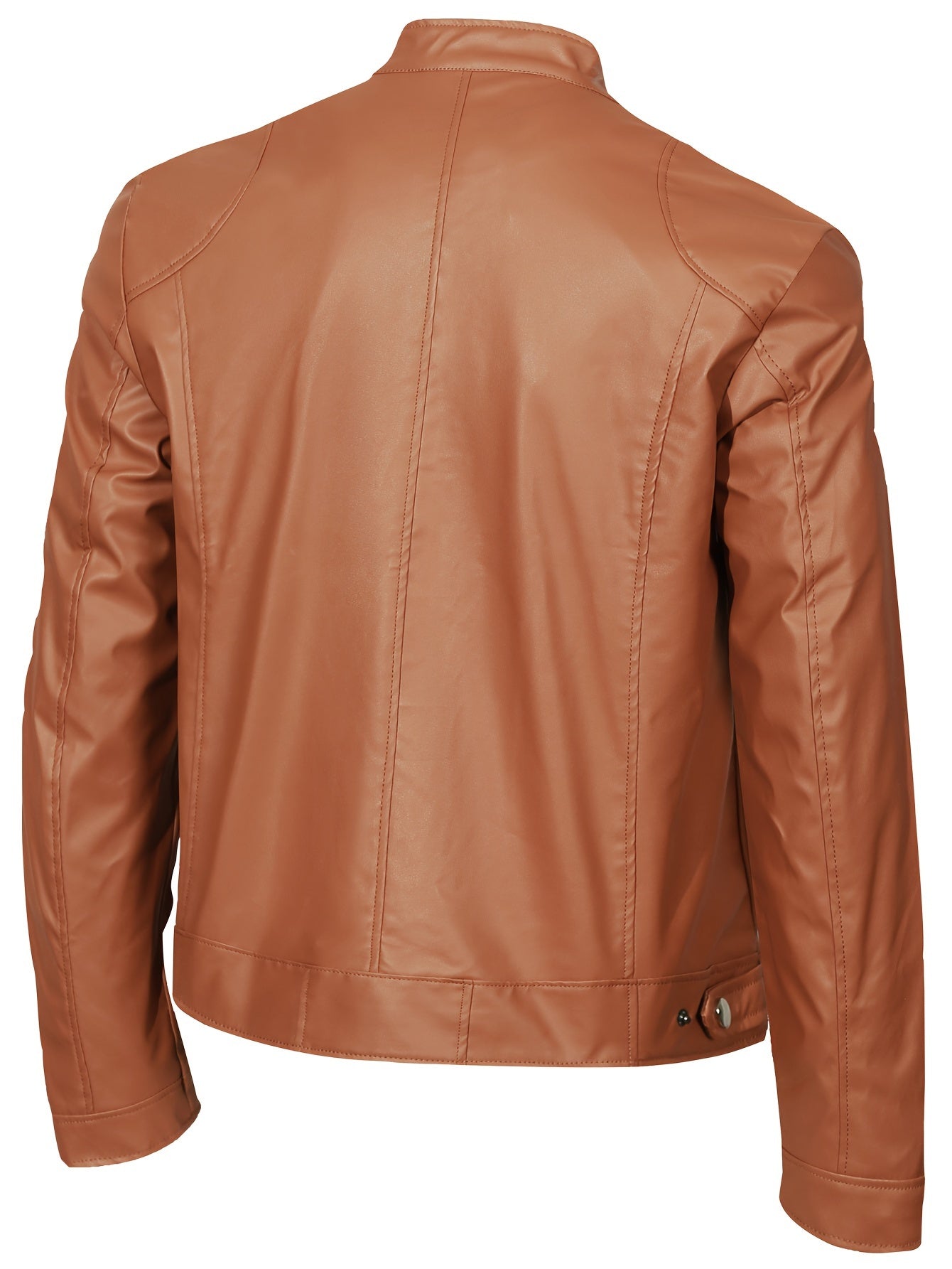 Ethan | Sleek Stand-Collar Moto Jacket