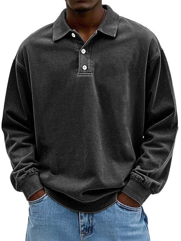 Rowan | Smart Casual Everyday Polo Sweatshirt