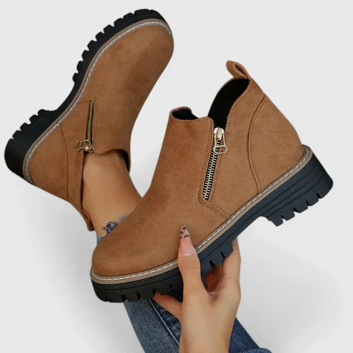 Eliza | Classic Zip-Detail Ankle Boots