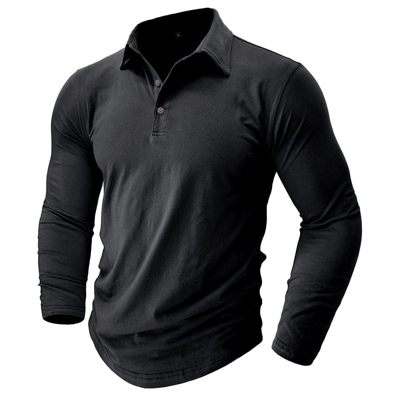 Travis Owen | Stylish Premium Long-Sleeve Polo