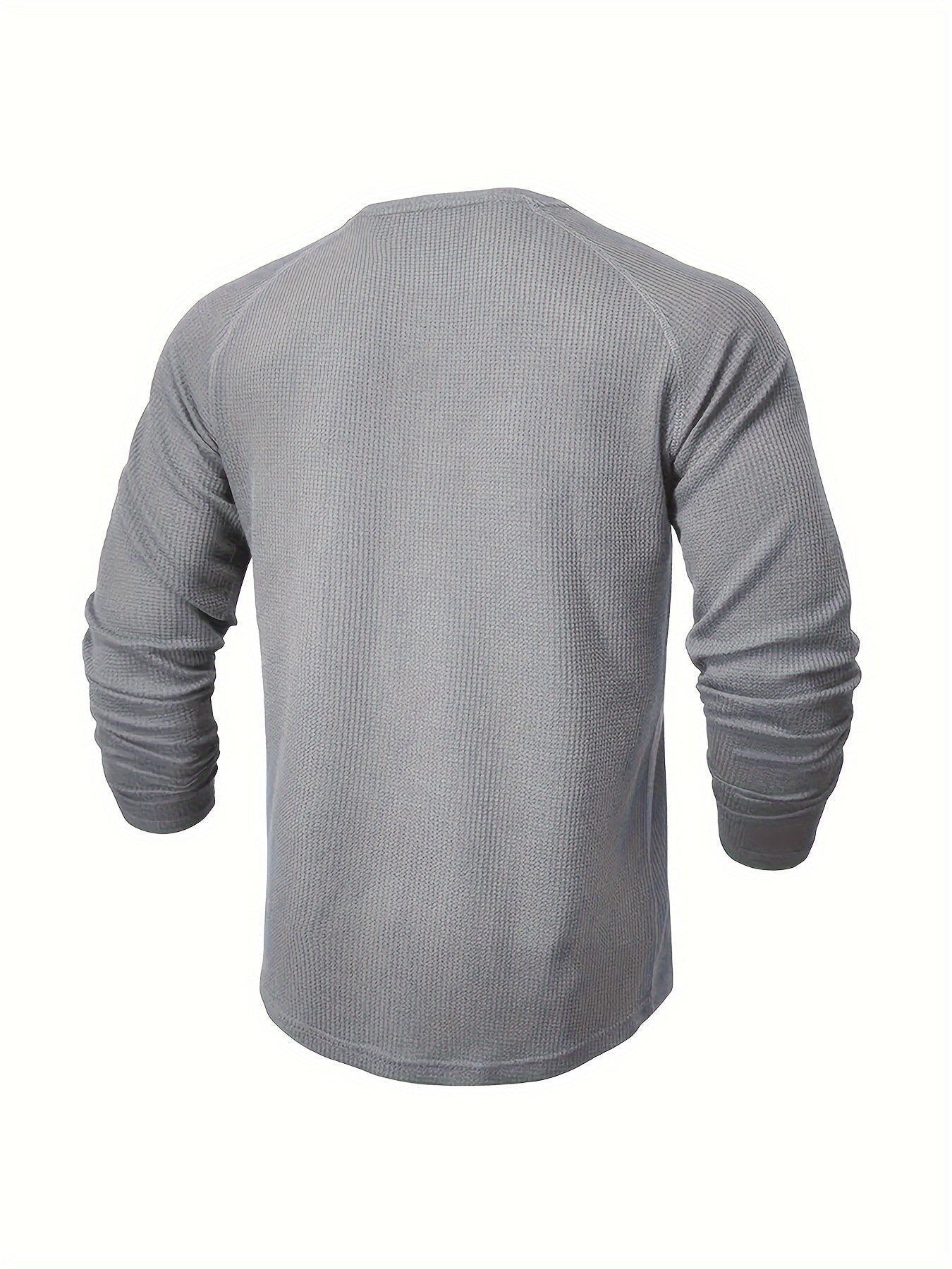 Connor | Classic Button-Neck Long Sleeve Tee