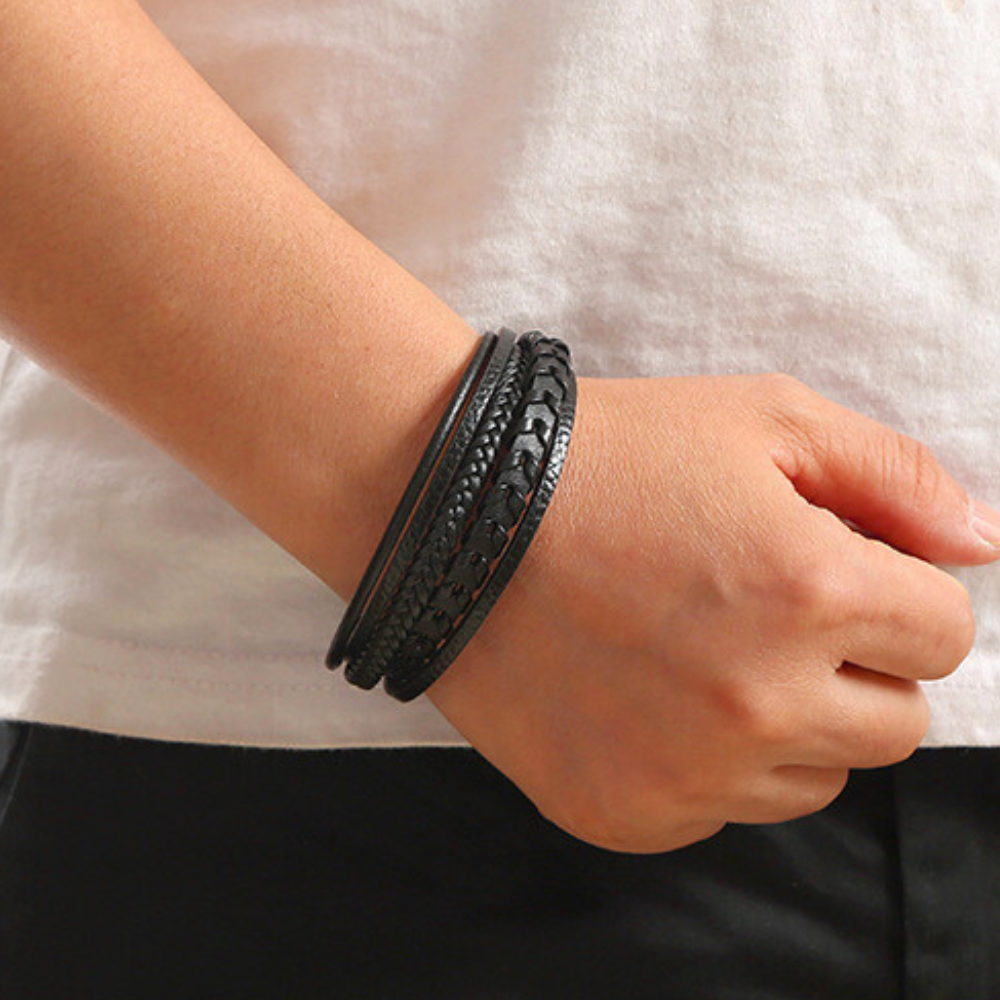 Miles | Braided Multi-Layer Wrist Bracelet