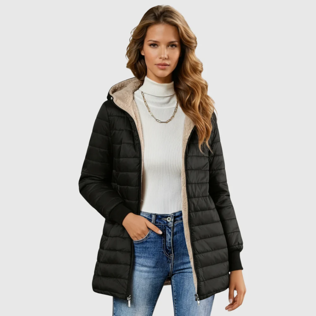 Nora | Cozy Hooded Winter Jacket
