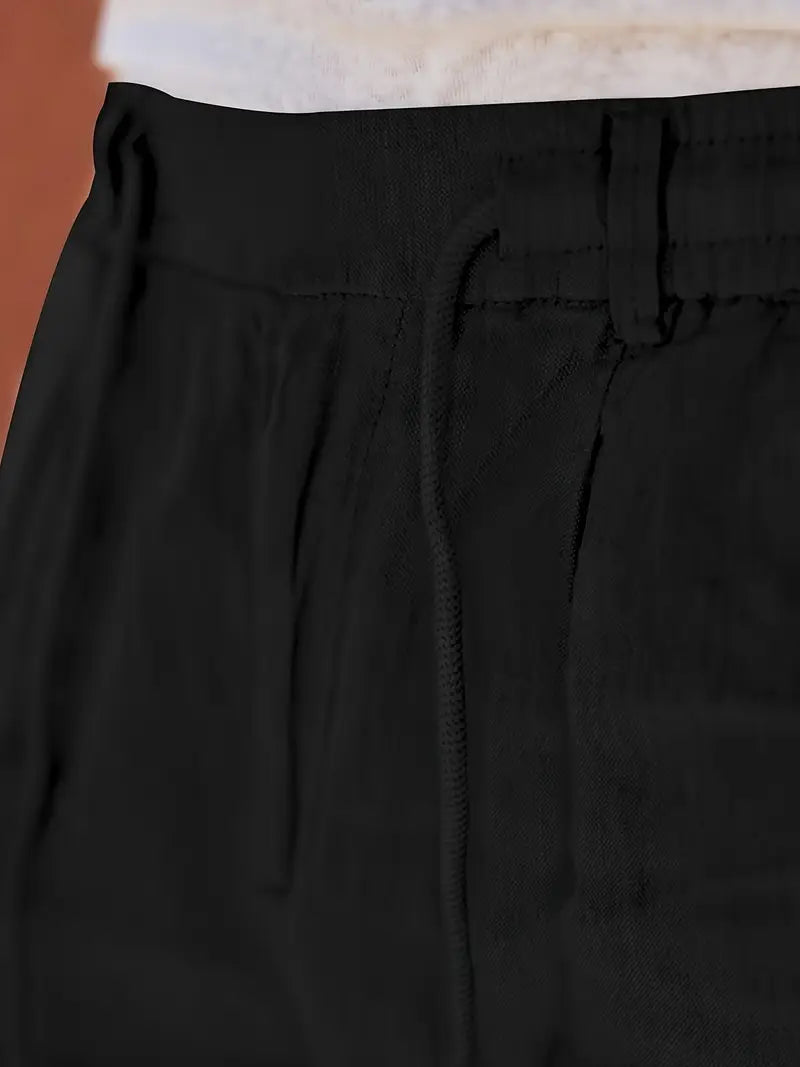 Evan | Easy Drawstring Tapered Fit Pants