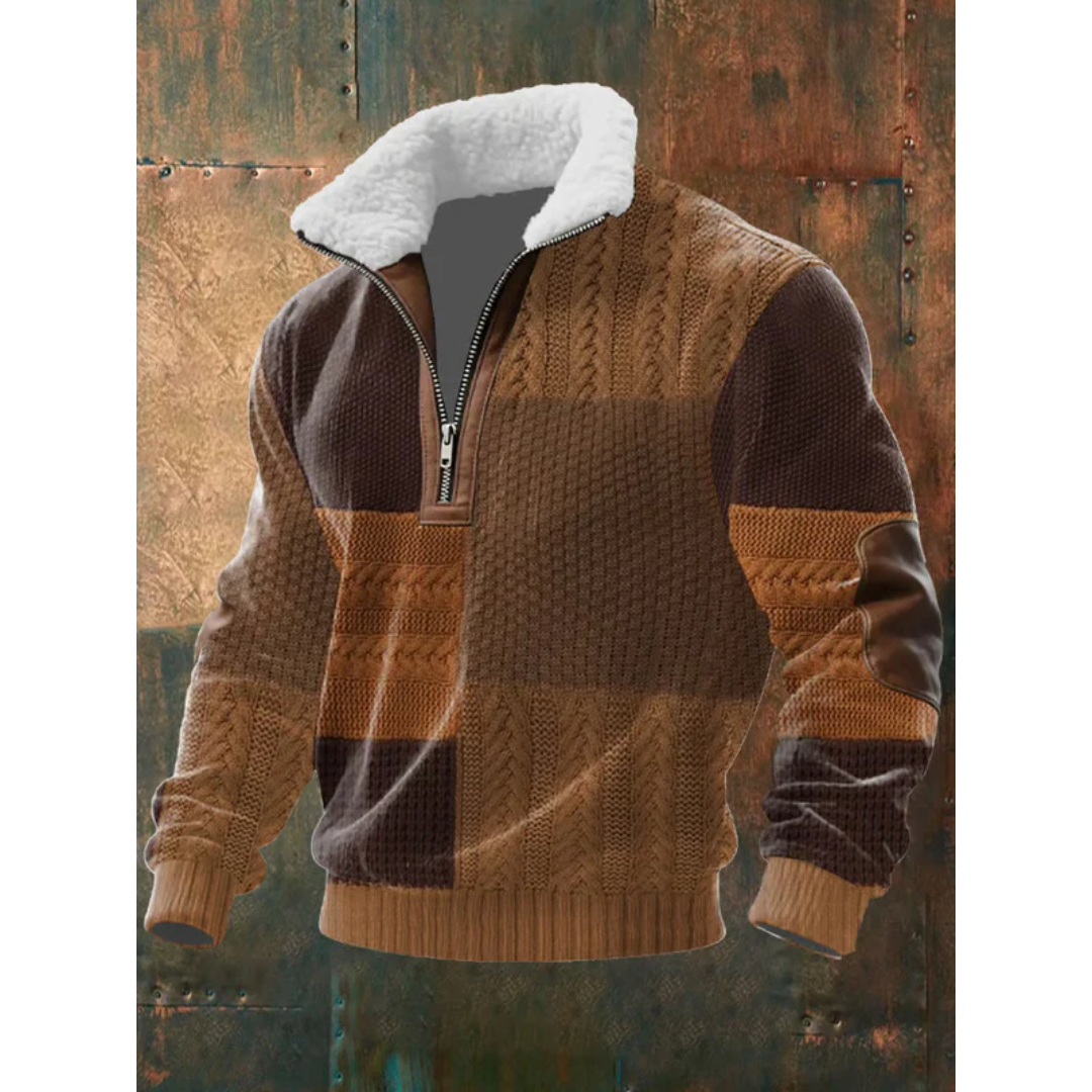 Holden | Classic High-Neck Zip Sweater