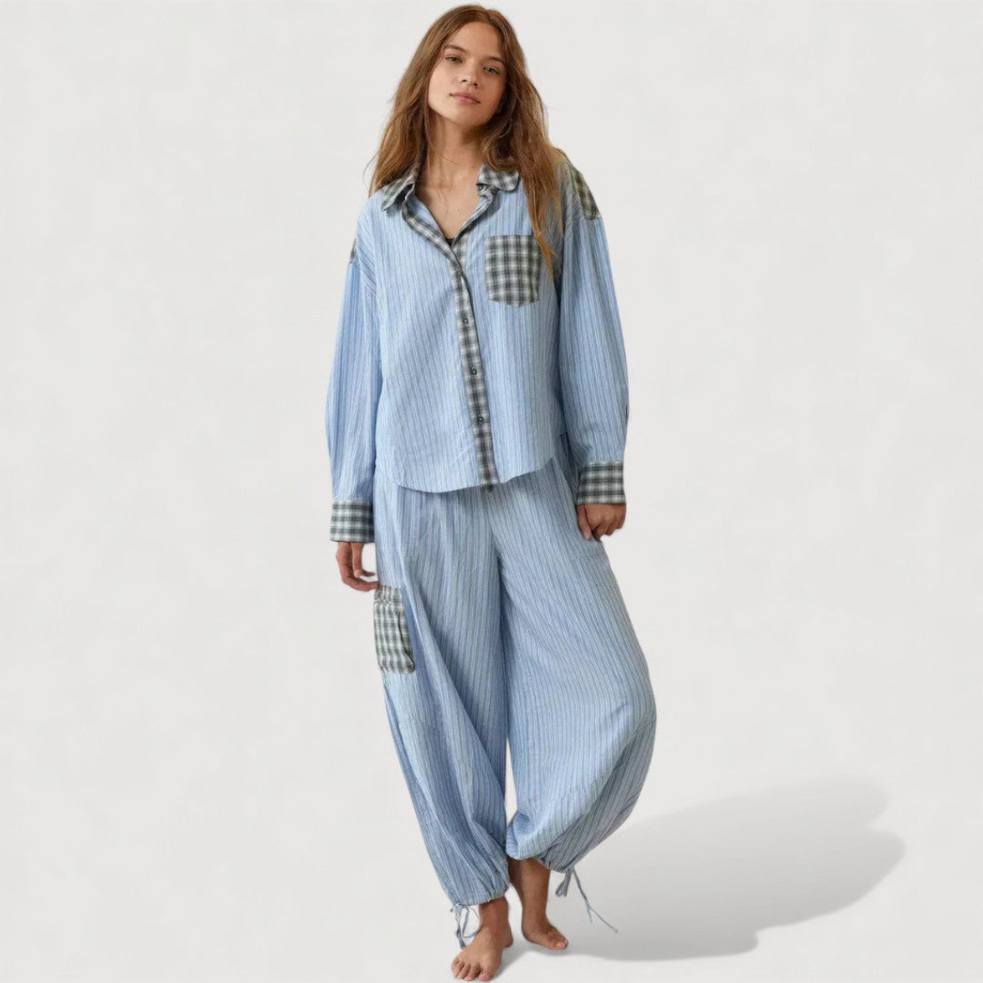 Lorienne | Elegant Relaxed Pyjama Set