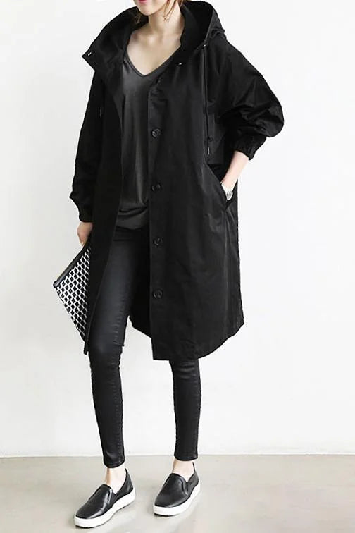 Sadie | Hooded Trench Coat