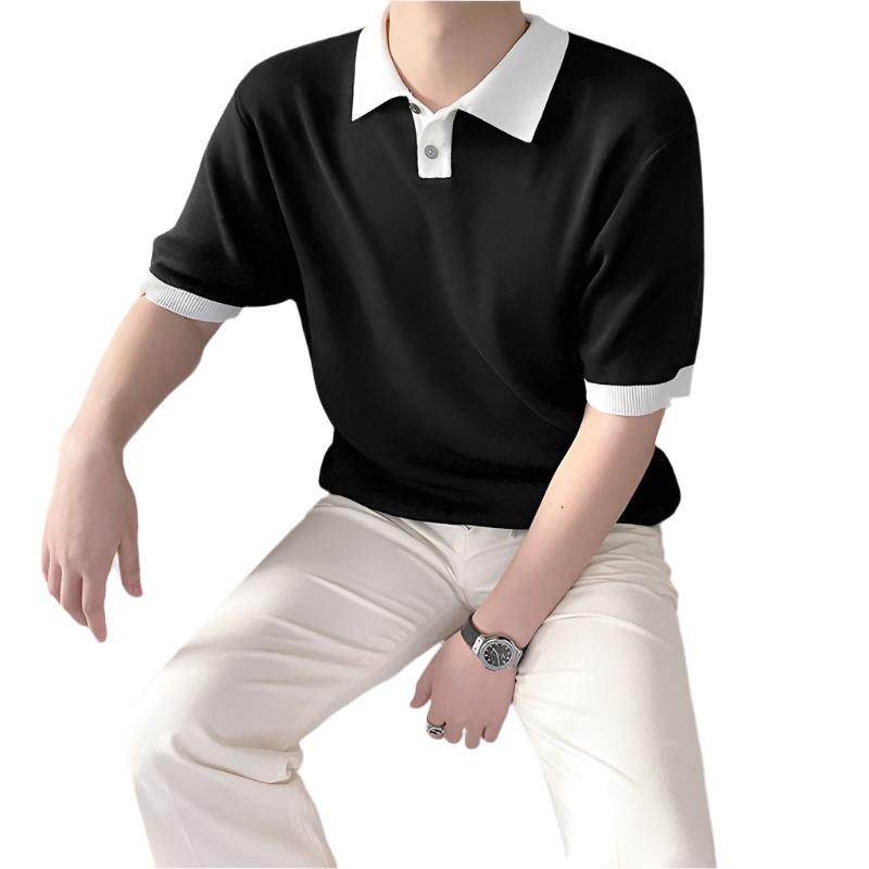 Adam | Men's Polo with Wide Sleeves