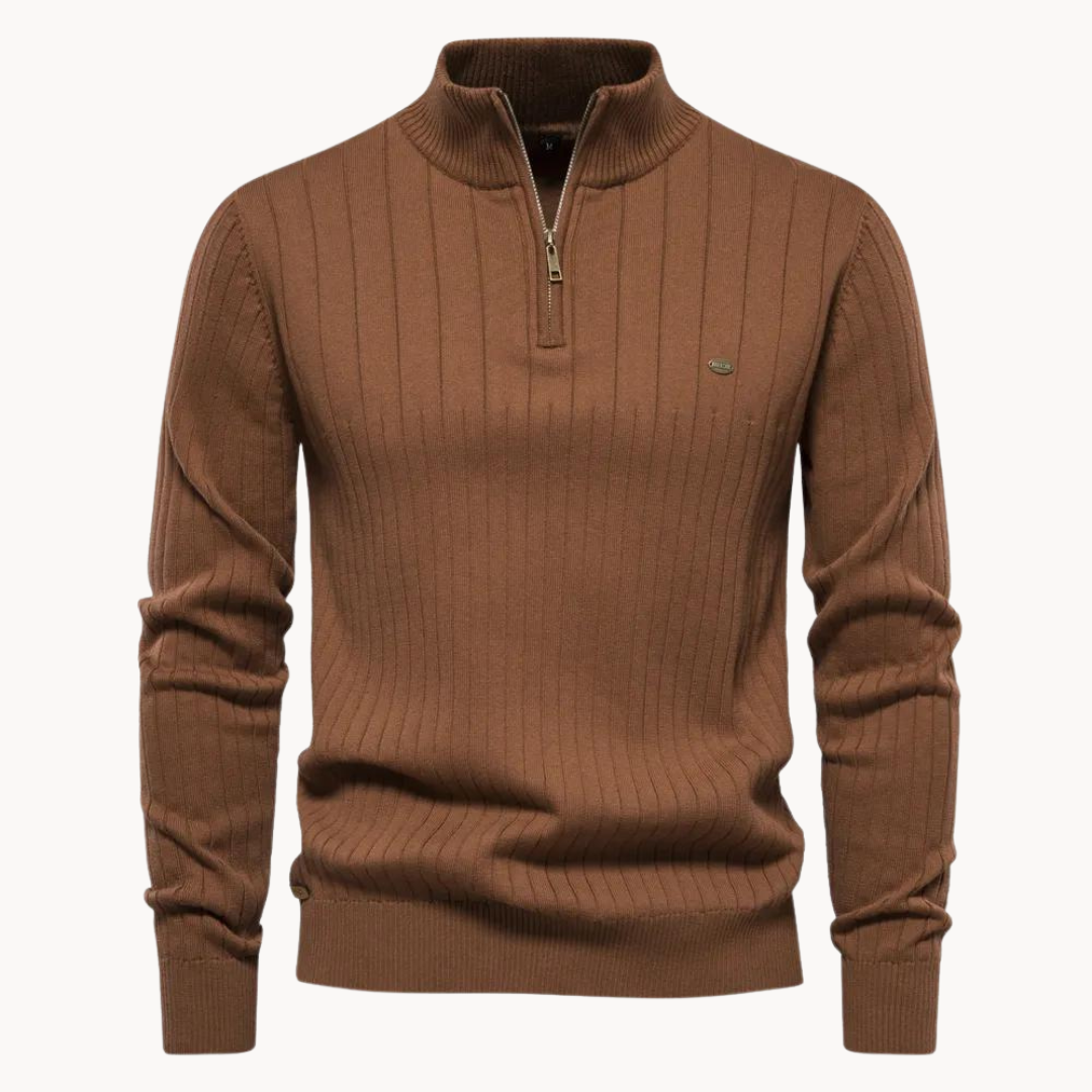 Ryan | Elevated Quarter-Zip Knit Sweater