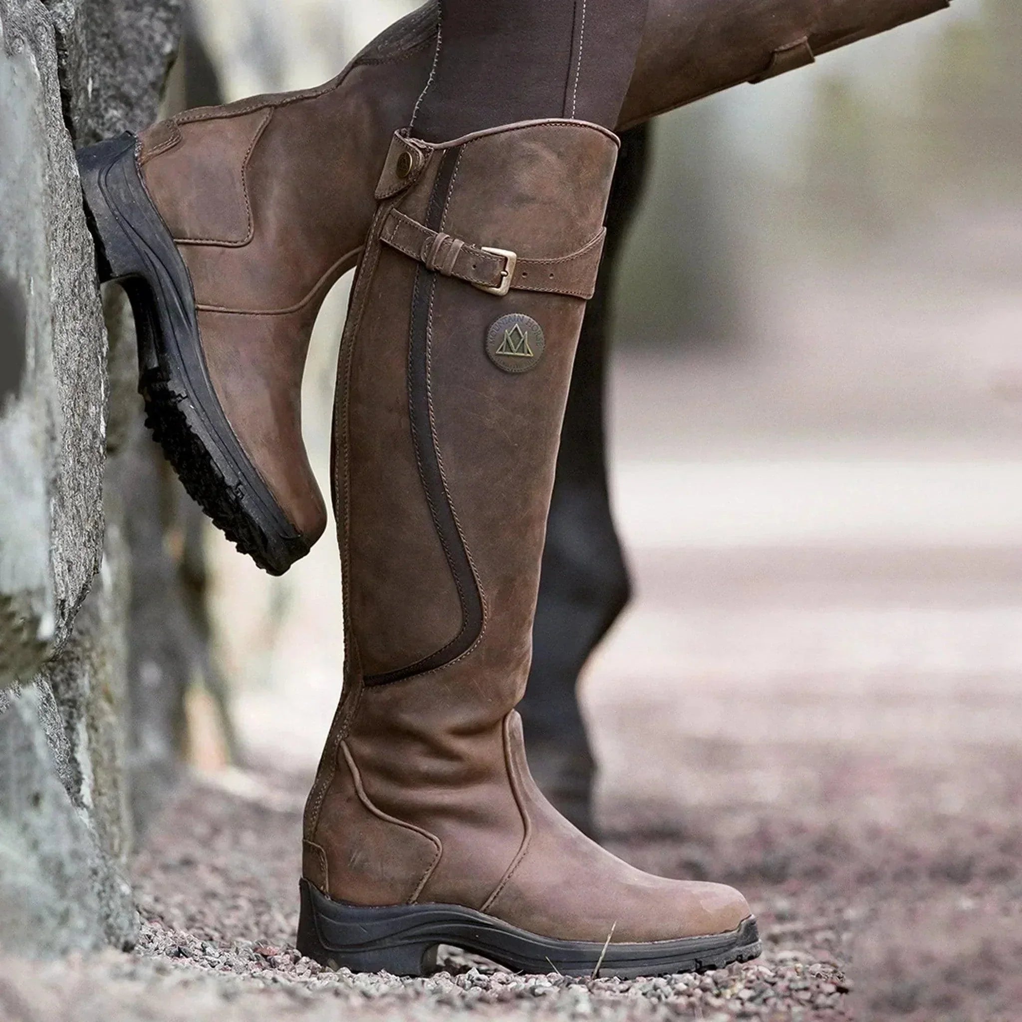 Isla | Classic Tall Buckle Statement Boots