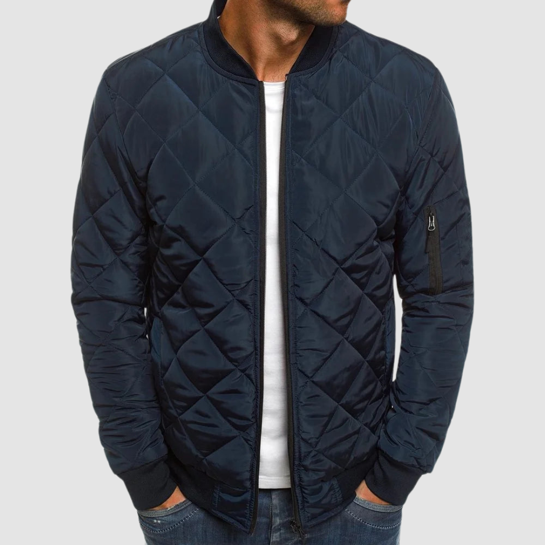 Dennis | Lightweight Quilted Bomber Jacket