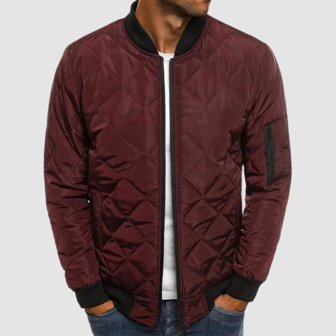 Dennis | Lightweight Quilted Bomber Jacket