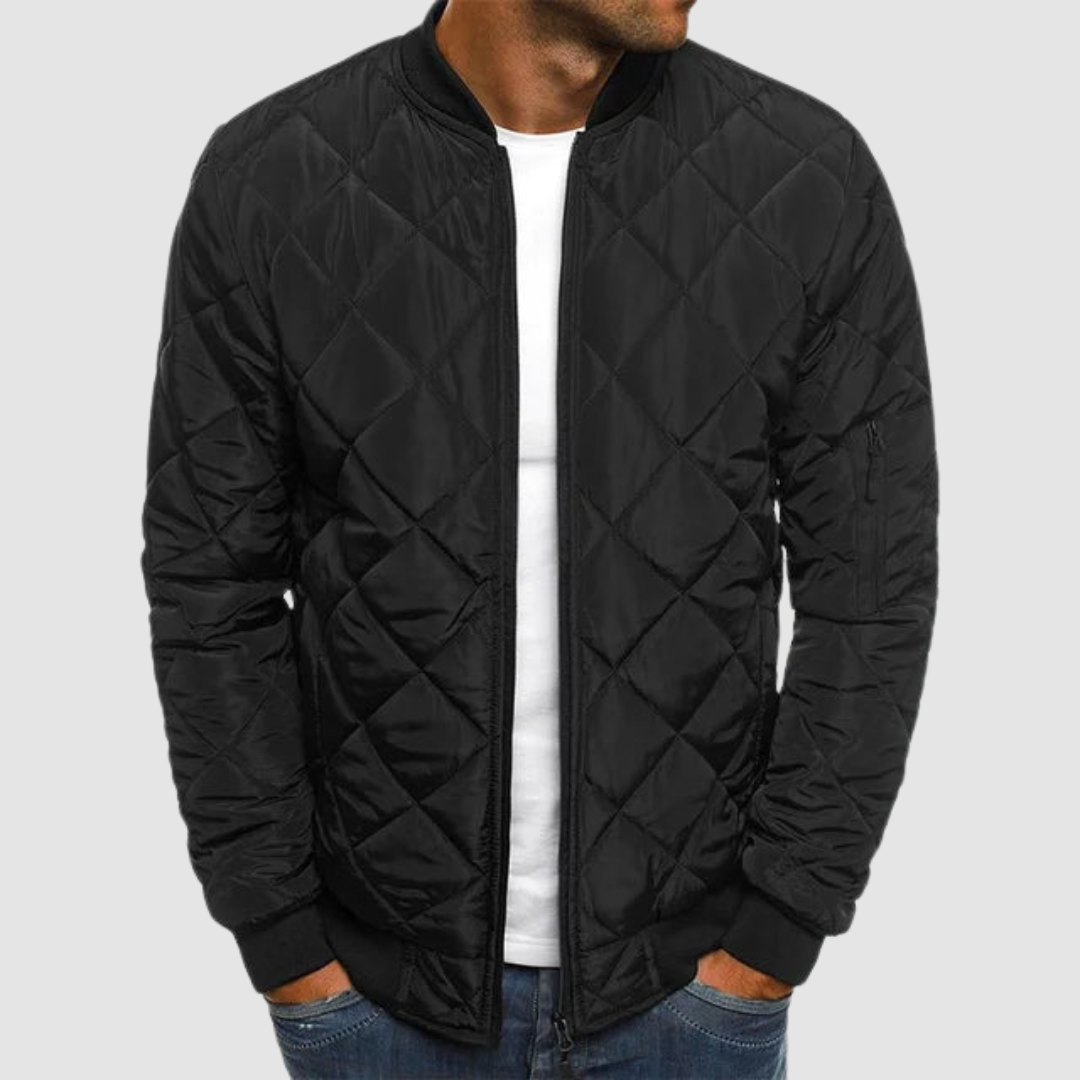 Dennis | Lightweight Quilted Bomber Jacket