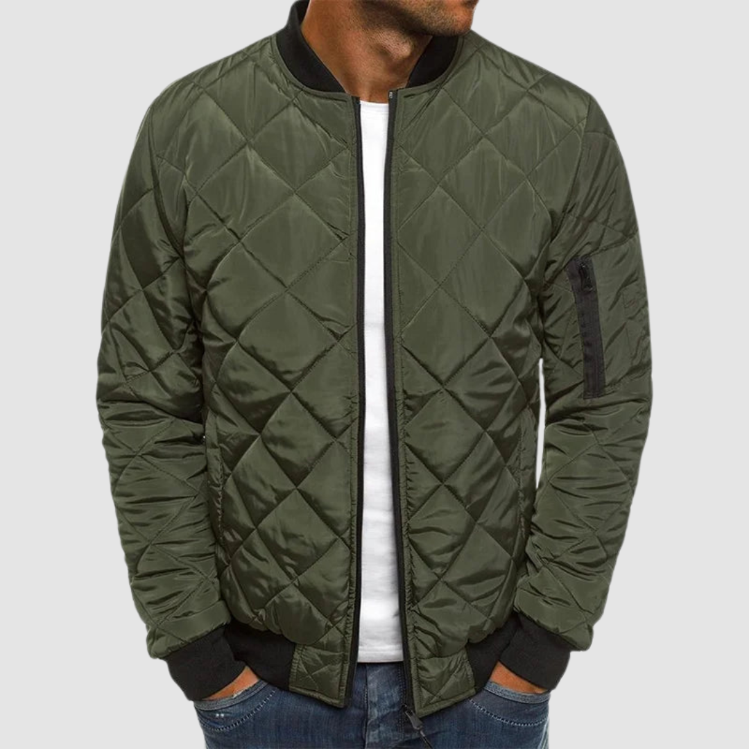 Dennis | Lightweight Quilted Bomber Jacket