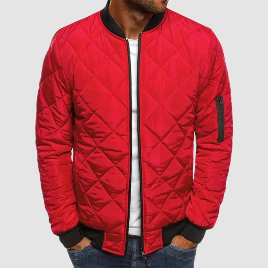 Dennis | Lightweight Quilted Bomber Jacket