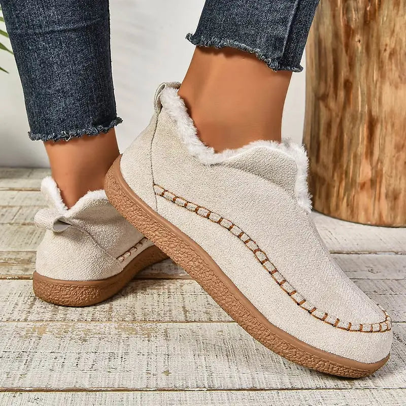 Elise | Cozy Lined Slip-On Ankle Boots
