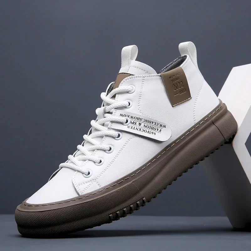 Miles | Minimalist Streetwear Lace-Up Sneakers