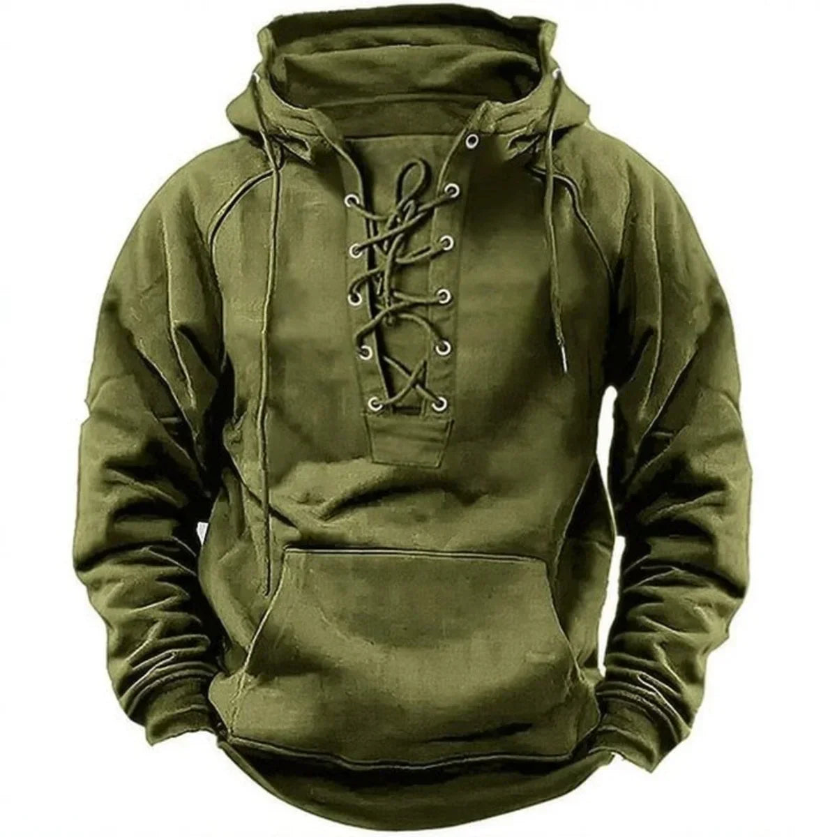 Dawson | Retro Lace-Up Outdoor Hoodie