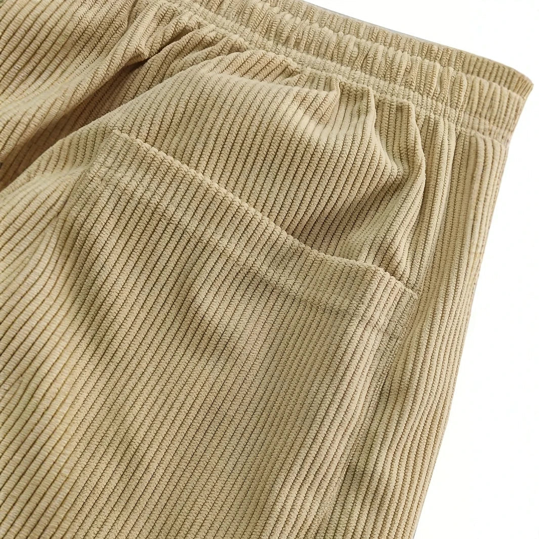 Lucas | Relaxed Drawstring Straight-Leg Pants