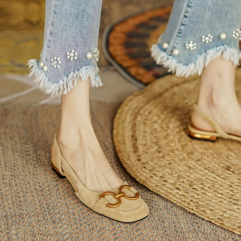 Anna | Comfort Slingback Flats