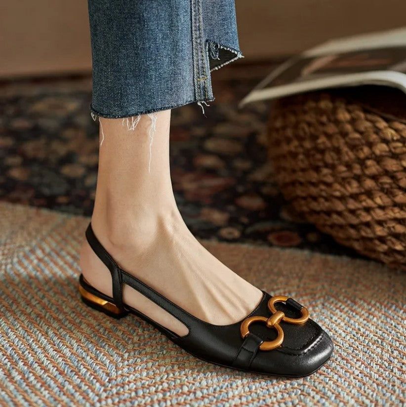 Anna | Comfort Slingback Flats