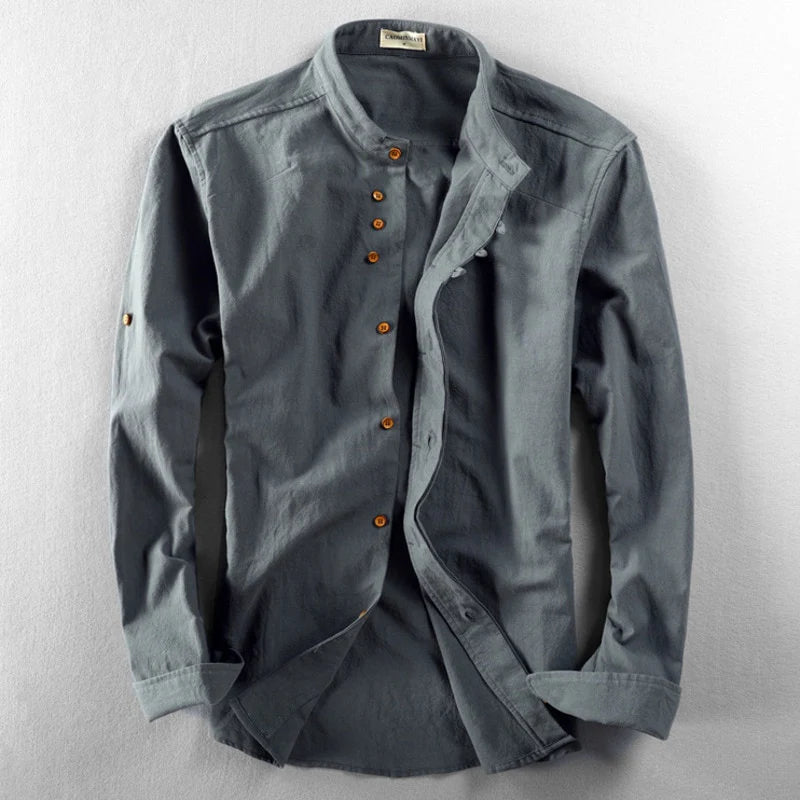 Evan | Long Sleeve Classic Button Shirt