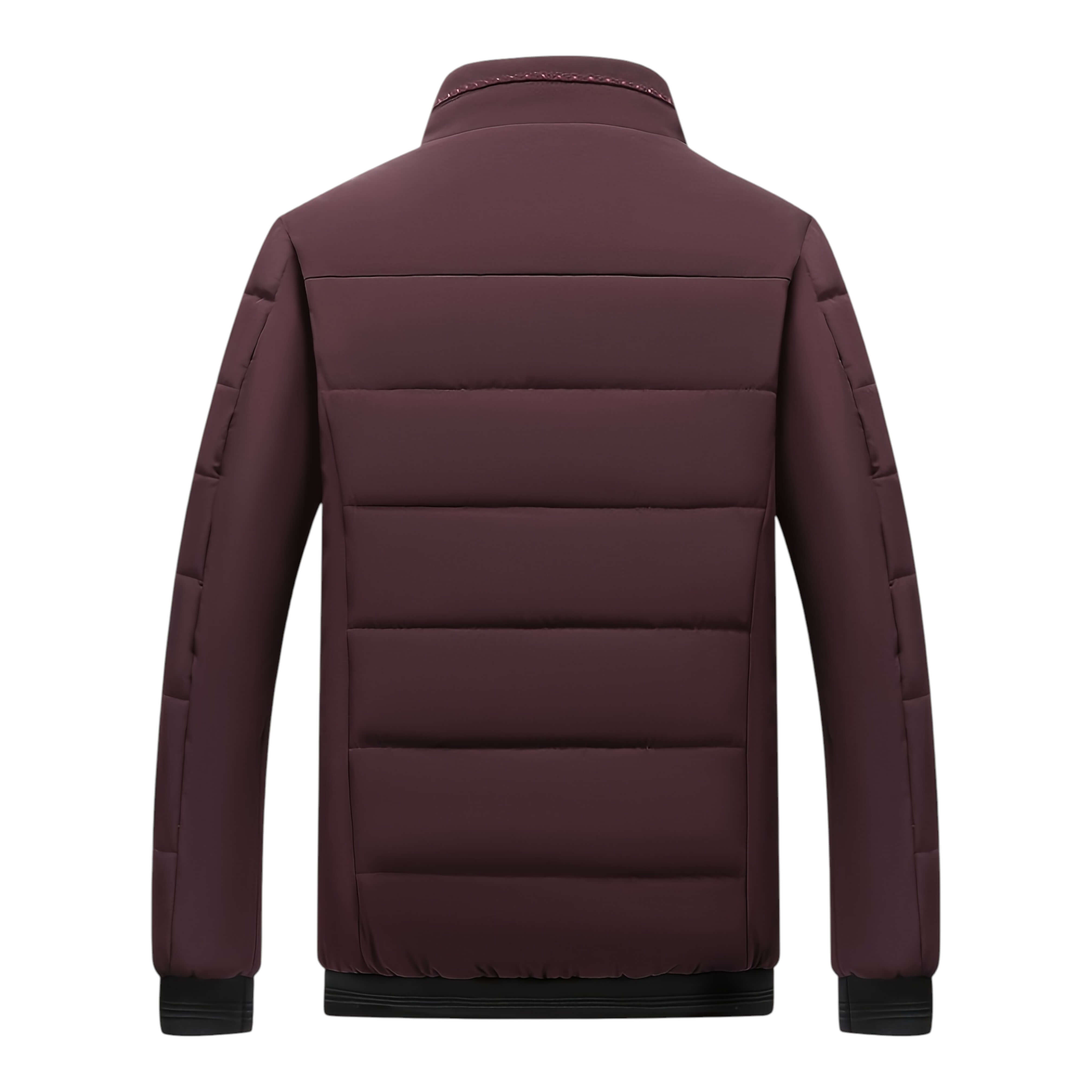 Rowen | Structured High-Collar Smooth Puffer Jacket