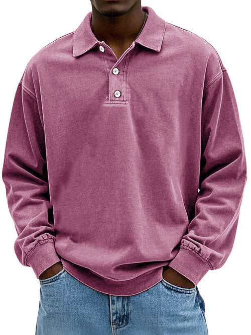 Owen | Smart-Casual Long Sleeve Polo Shirt